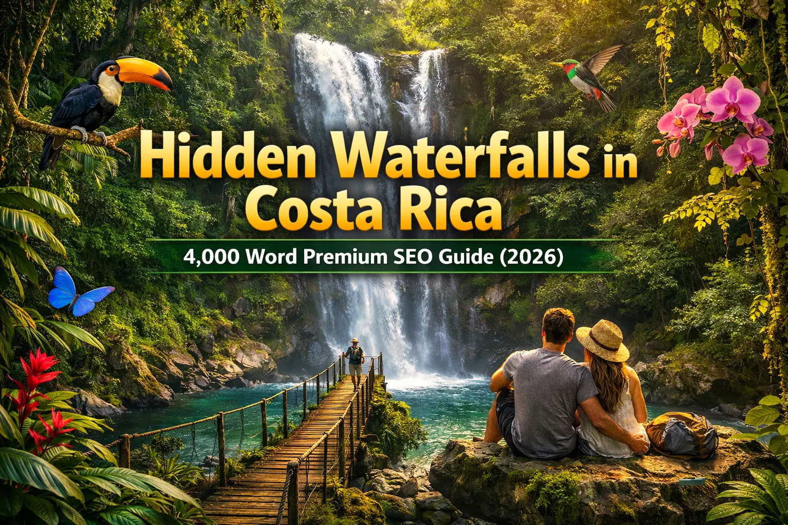 Hidden Waterfalls in Costa Rica