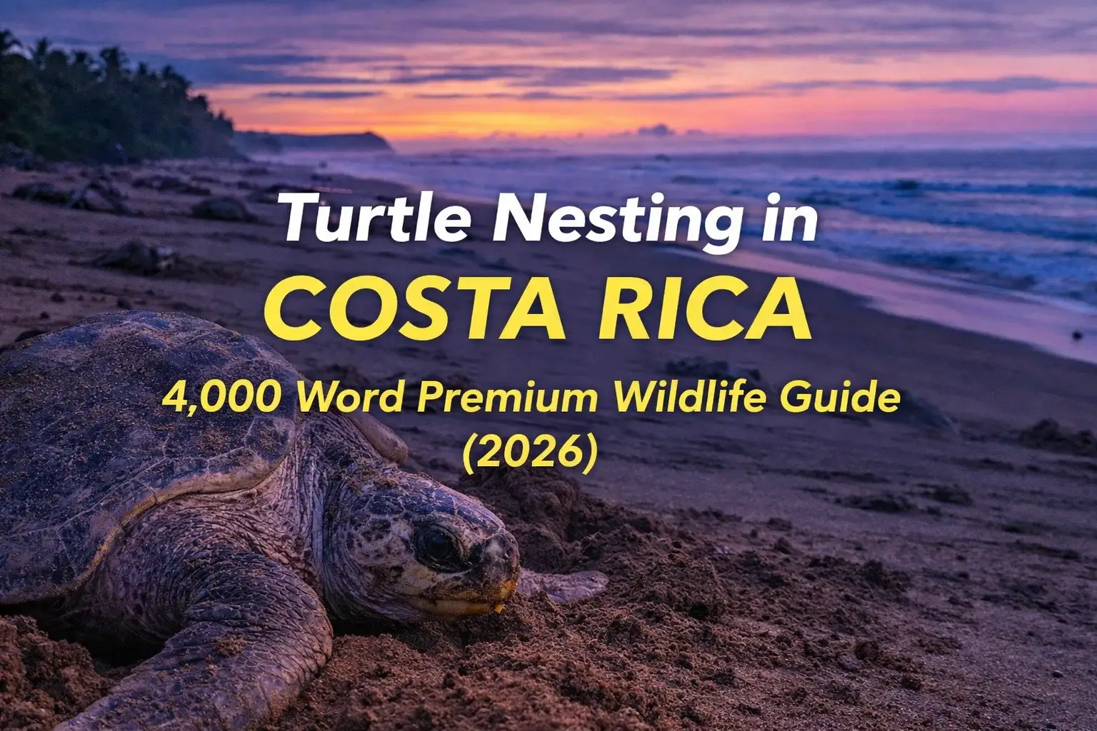 Turtle Nesting in Costa Rica
