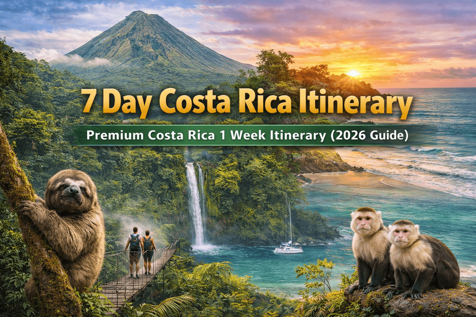 7 Day Costa Rica Itinerary – Premium Costa Rica